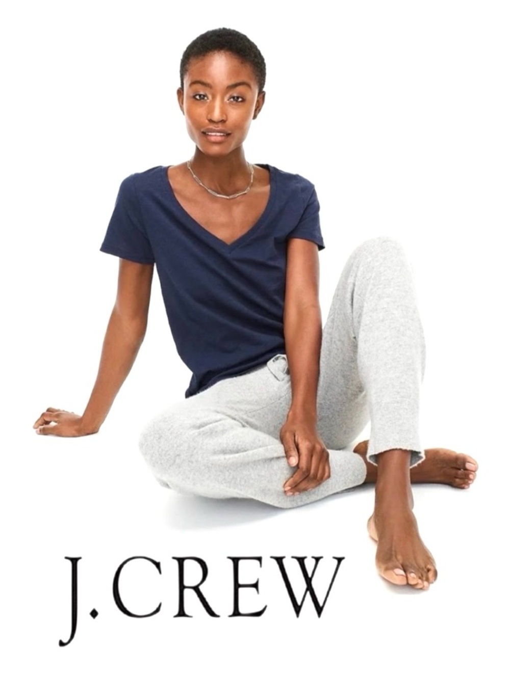 J. Crew Charcoal Gray Tee